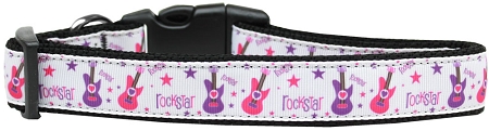 RockStar Nylon Dog Collar Medium Narrow